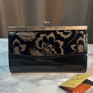 Patricia Nash  Black Floral Women's Wallet